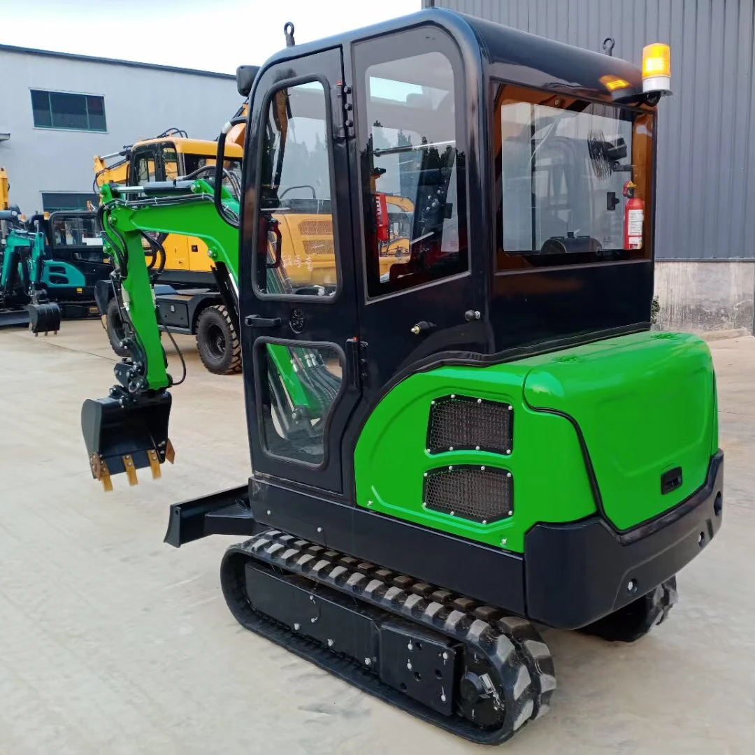 closed cabin diesel engine cabin crawler 2 ton excavator for sale