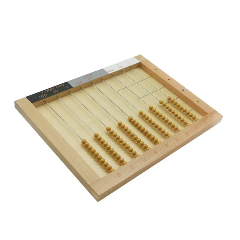 Montessori Math Teaching AIDS Child Educational Intelligence Development Wooden Toy Wooden Math Toy Montessori Computing Frame