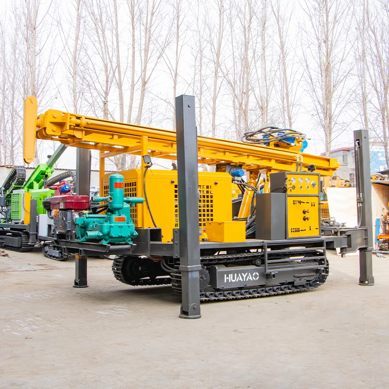 400m 500m deep crawler mounted water well drill rig Water well Crawler portable drilling rig machine