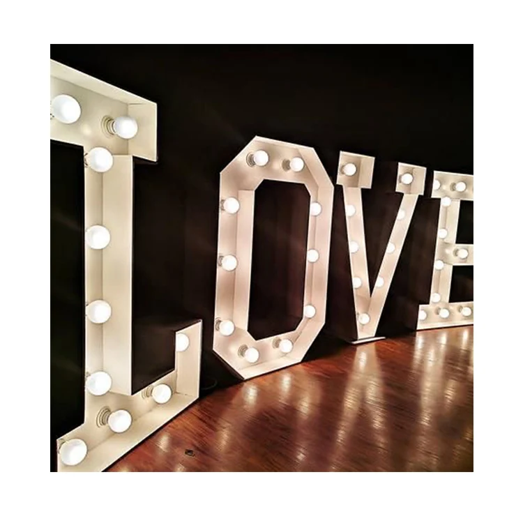  Индивидуальные шатры с надписью love lights 4