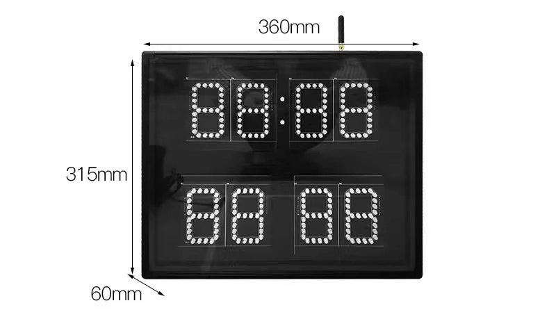 Hot Sale Led Basketball Electronic Scoreboard Mini Led Digital Sports Scoreboard With Shotclock