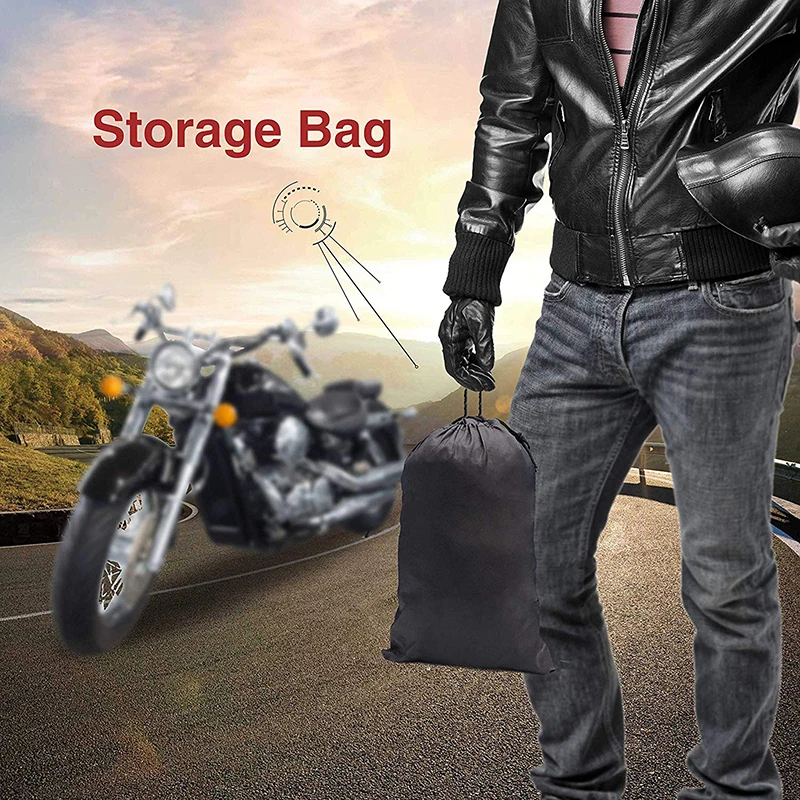 Dustproof&waterproof 210D oxford fabric motorcycle cover