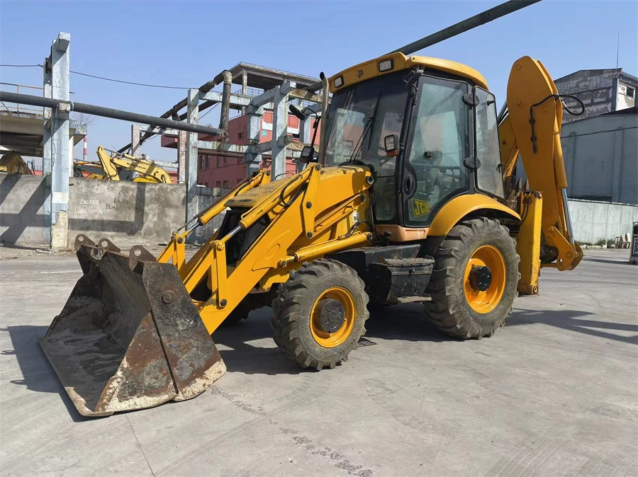 Used Loader 6ton JCB 3CX 4CX Construction Mining Machine Compact Tractor Small Used Wheel Loader