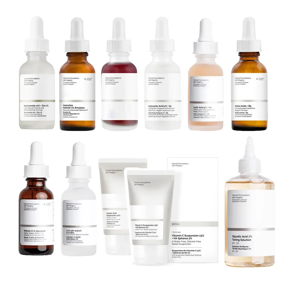 Niacinamide 10% Zinc 1% Hyaluronic Acid B5  Buffet Lactic Acid Caffeine Skin Care