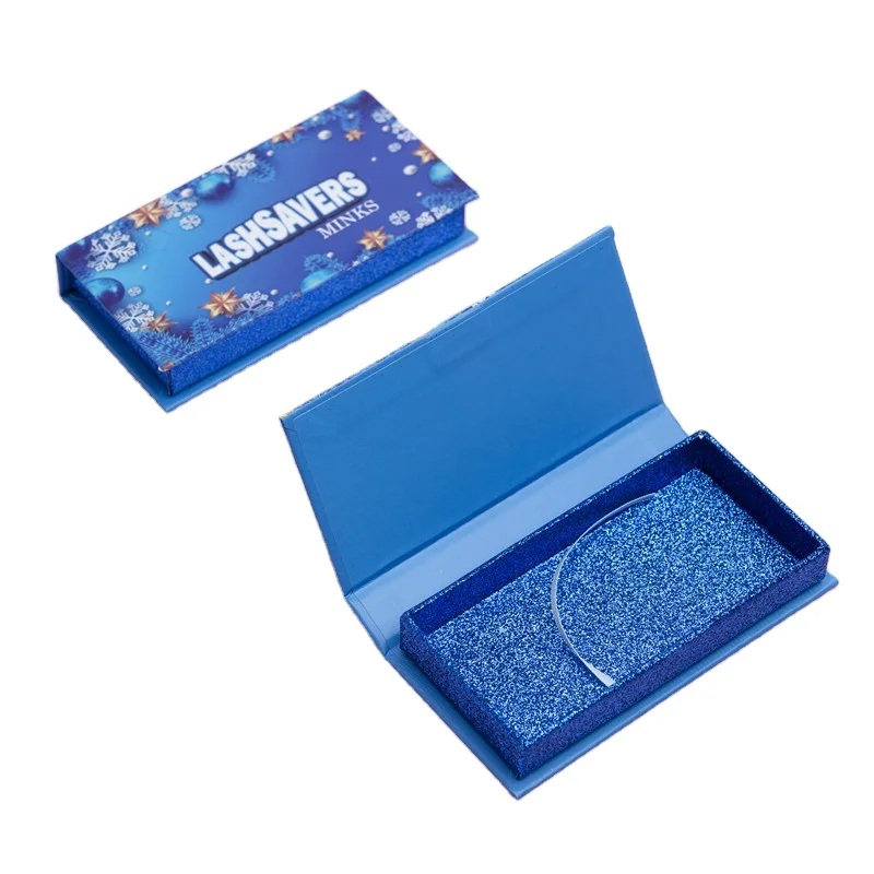 
Wholesale Cheap New design Private label mink eyelashes packaging box Christmas lashes box Halloween candy false eyelashes box 