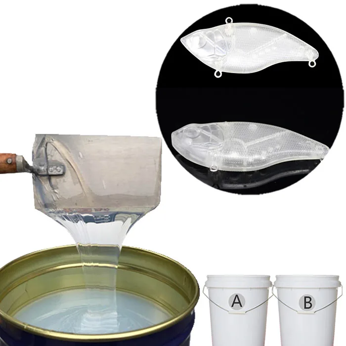 Пищевая прозрачная Платина cure RTV-2 Жидкая силиконовая резина для литья формочек