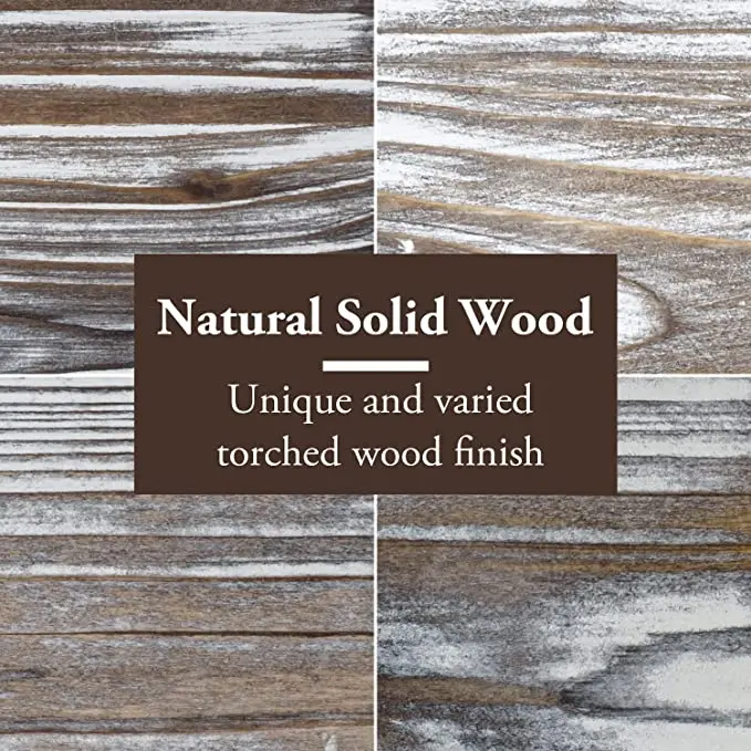 3-slot Rustic Wall Mount Magazine Holder With Blackboard Label Receive A Frame