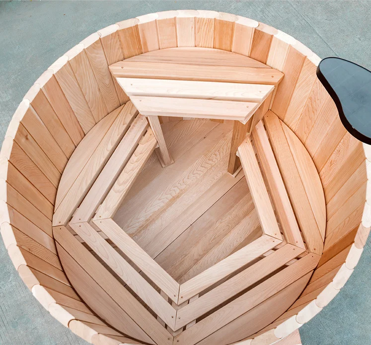 barrel hot tub