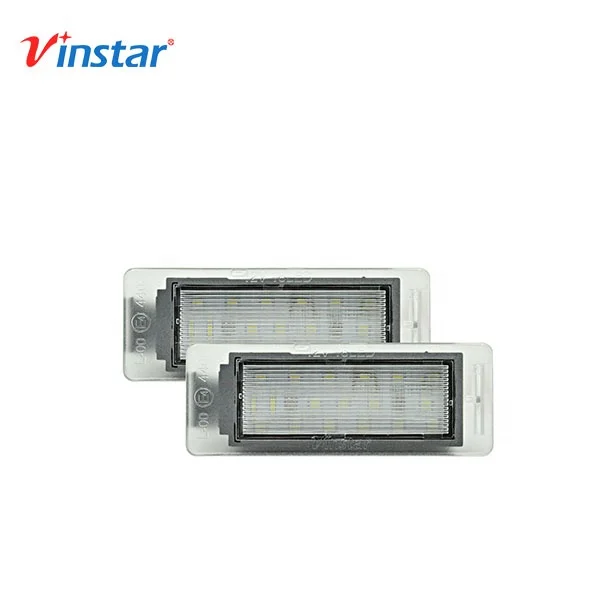 Vinstar 18 SMD 12 В светодиодная подсветка для номерного знака CTS XTS SRX Автомобильная Водонепроницаемая лампа с Canbus Cadillac