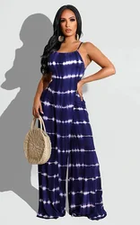 2022 summer new halter straight pants two piece tube set printed trousers wide leg pants suit women