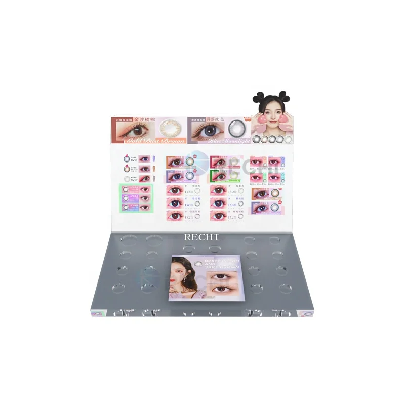RECHI Customized Beauty Eye contact lenses Display Stand Multifunctional and Universal