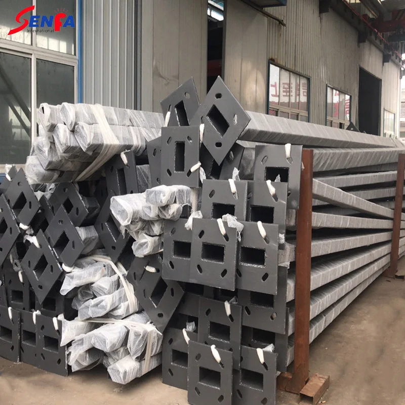 Q235 Steel Lamp Post 5-15m Galvanized Traffic Street Light/Lighting Pole