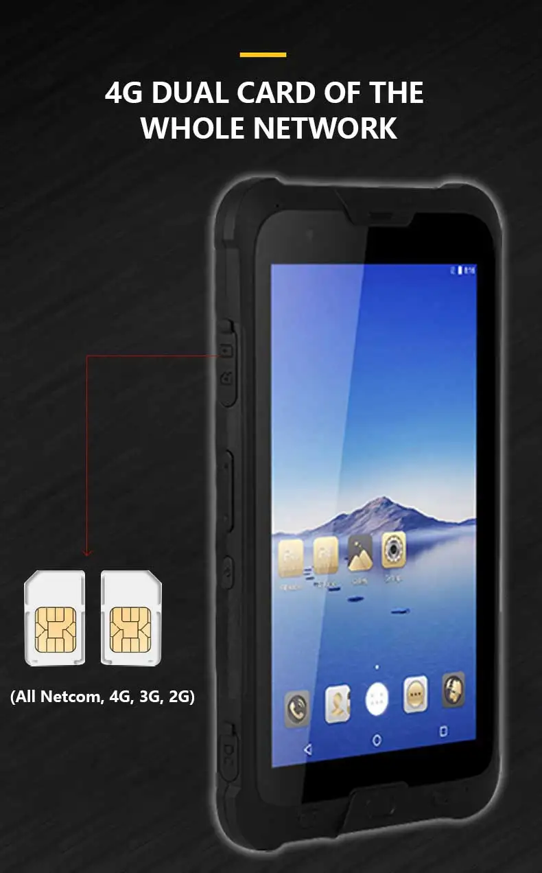 Three proofing tablet Rugged Outdoor Android Industrial Tablet Pc 8 Inch 1920x1200 Ips Screen Dustproof And Waterproof Ip67 Nfc