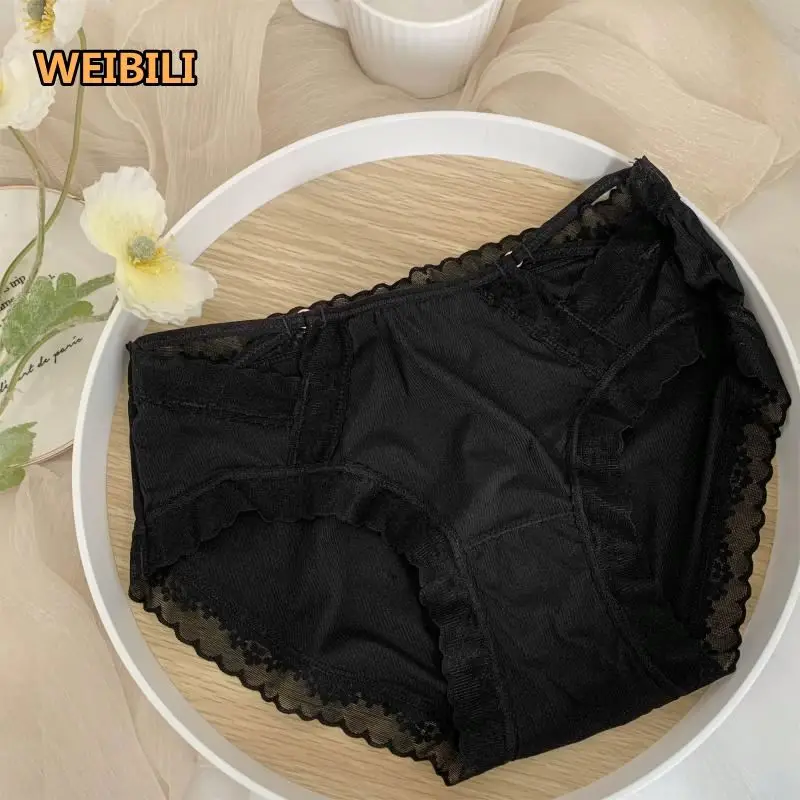 Pure desire women Panties summer thin style sexy lace quick dry comfortable women panties