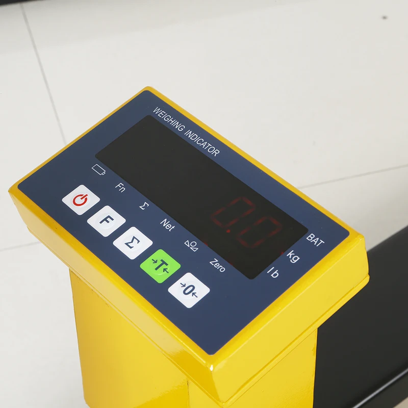 Industrial 3 ton pallet jack truck digital manual forklift scale with weighing system