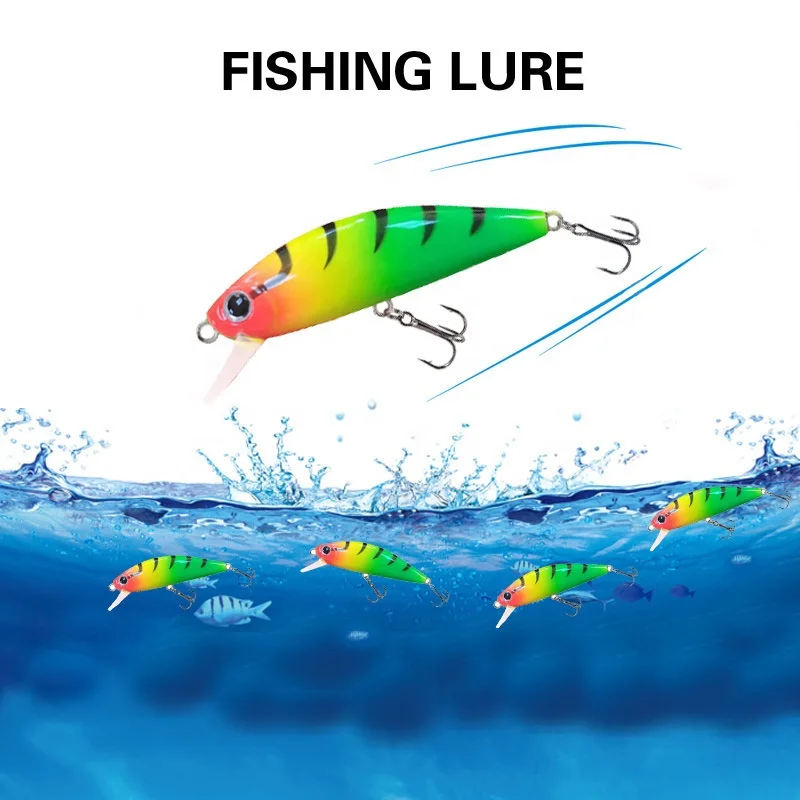 High Quality Japan Bionic Hard Bait 75mm 10.5g Super Long Cast Sinking Minnow Artificial Fishing Lures