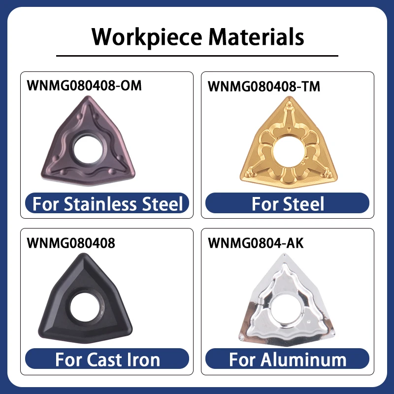 Wnmg080404 Cemented Carbide Manufacture Tungsten Insert Turning Tool