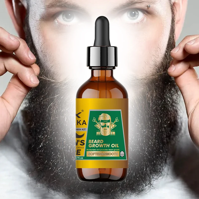 2023 Hot Selling Professional Manufacturing Beard Growth Oil Customized Men Hair Styling Organic 100% Beard Growth Oil
