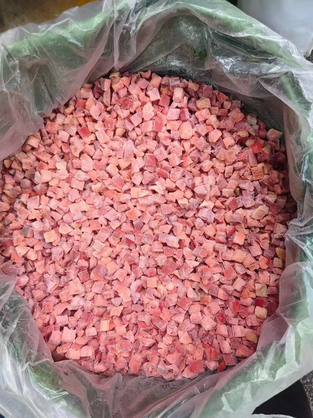 Professional Factory  Iqf Frozen Vegetable  Red Pepper Dice Slice  Frozen Red Pepper Dices