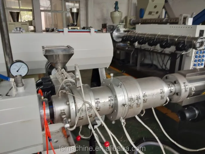 HDPE Tube Extrusion Machine Plastic Pipe Making Machine Price MOTOR ABB
