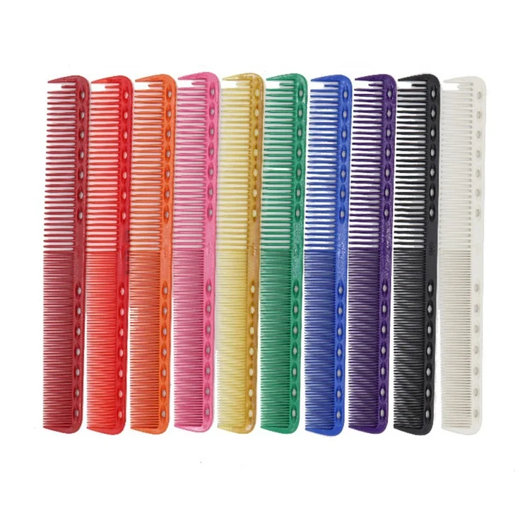 Custom Private Label Barber Hot Comb Antistatic ABS Hair Coloring Plastic Comb Hair Combing Tool