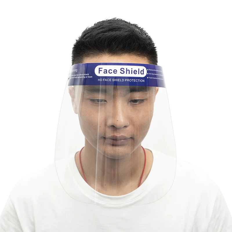  Transparent Windproof Face Shield Anti Fog Clear Safety