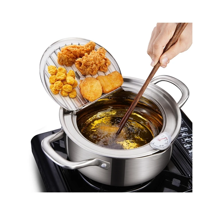 Manufacturers Supply High Quality French Fries Stainless Steel Non Stick Cookware Deep