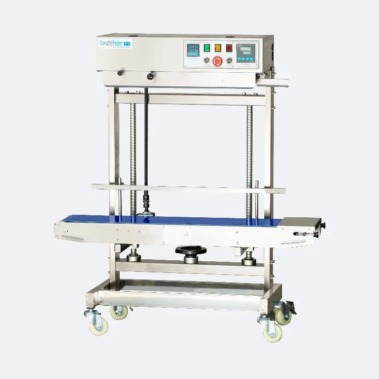 Plastic bags continuous sealing machine heavy duty 20kg vertical band sealer FRL150B