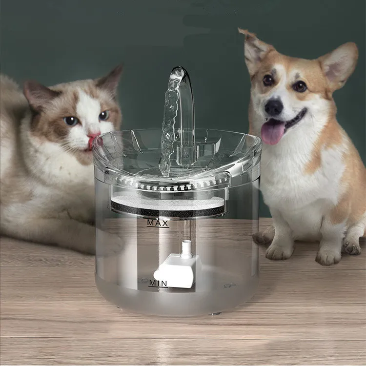 Wholesale Smart Automatic Pet Water Fountain 2L Recirculate Filtering Pet Drinking Dispenser For Dogs and Cats