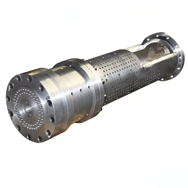 Screw barrel for extrusion pp/pe squeeze granulator machine for film material with water