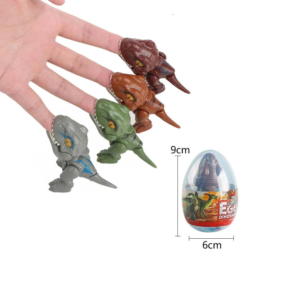 New flexible dinosaur finger toy dinosaur mini dinosaur egg