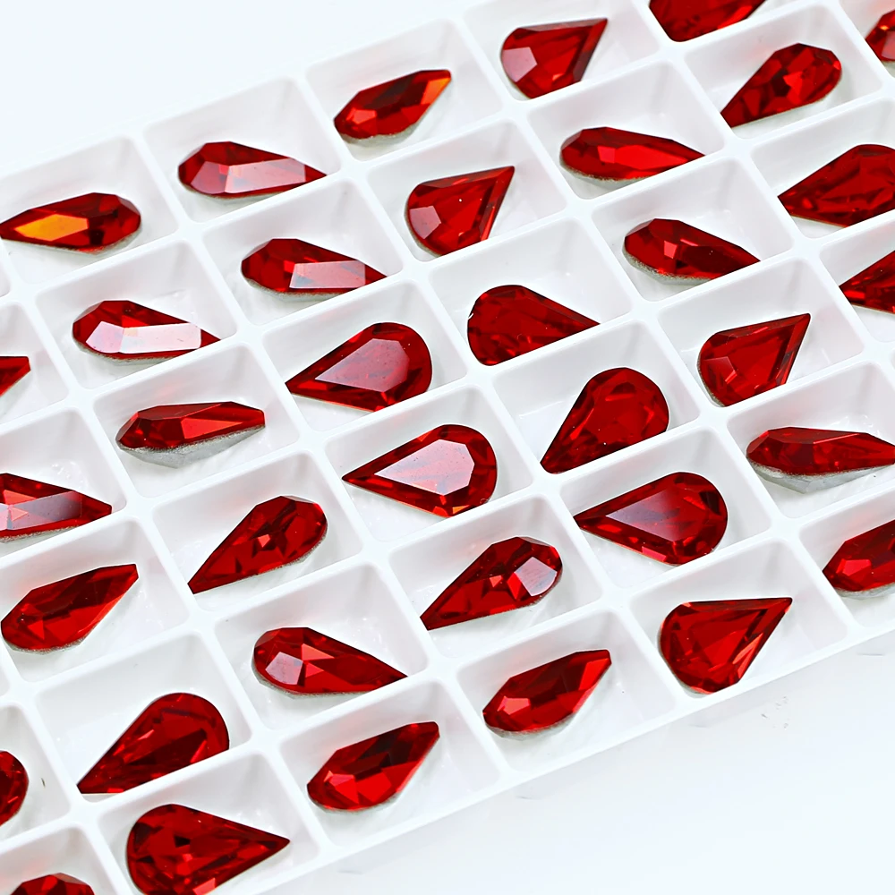 Dongzhou хрустальные каплевидные Стразы высокого качества без свинца небольшого размера K9 Необычные камни оптом для ювелирных изделий