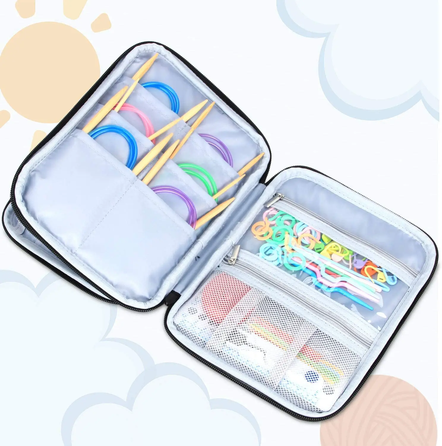 Heavy Duty Knitting Organizer for Needles & Small Accessories