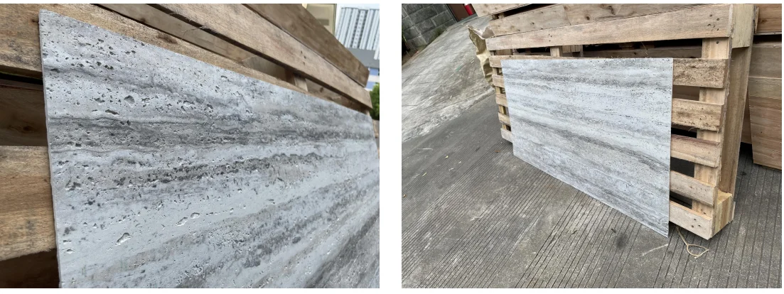 mcm flexible clay striped stone decorative tiles cut natural stone marble veneer flexible stone sheets