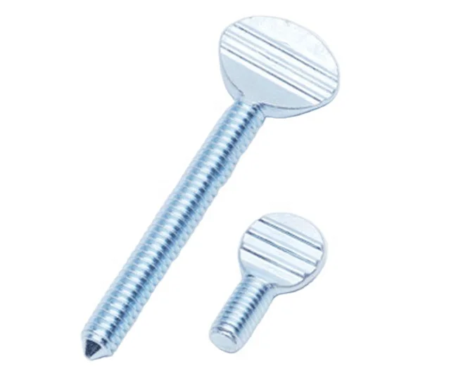 Special Pressing Flat Head Knurled Thumb Twirling Screws M4