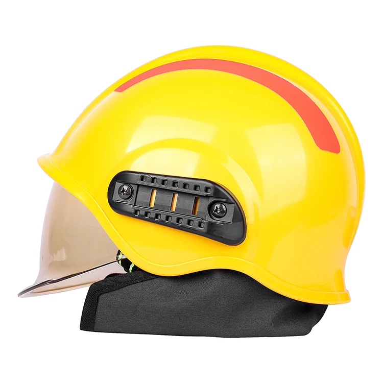 CE approval Impact&Heat- Resistance Eourpean-style Firefighting Safety Helmet for Wildfire Firefighting