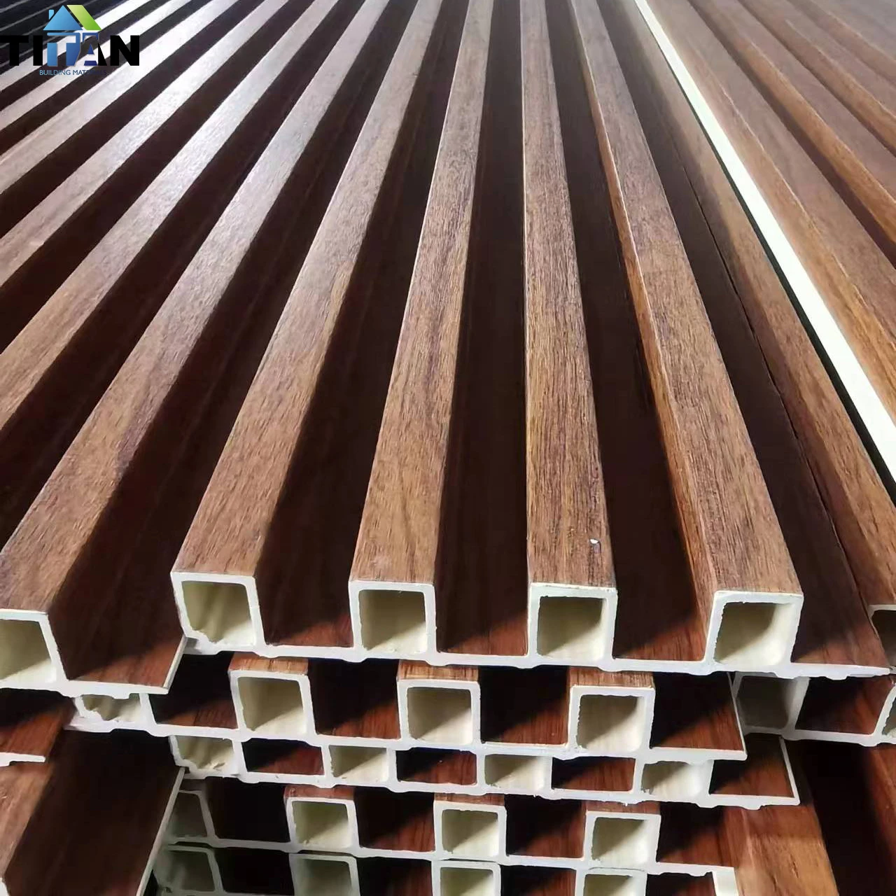 Paneles De Pvc Wpc Fluted Wood Wall Panel De Pared Lambrin Decorativa Panel Pared Pvc Interior