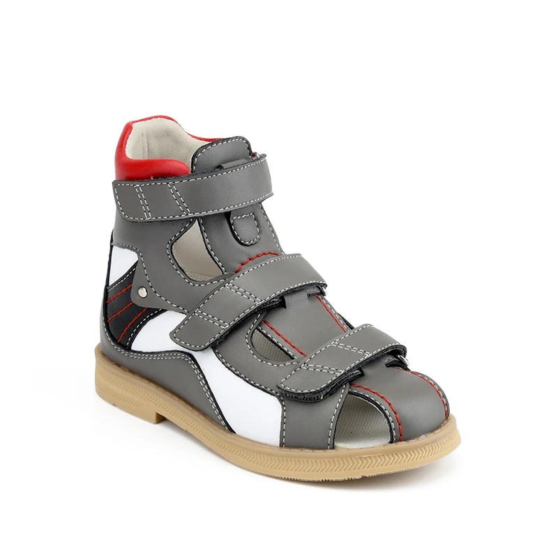 Toddlers Orthopedic Shoes Kids High-top Corrective Sandals for Boys and Girls with Arch and Ankle Support Non-Slip Soles