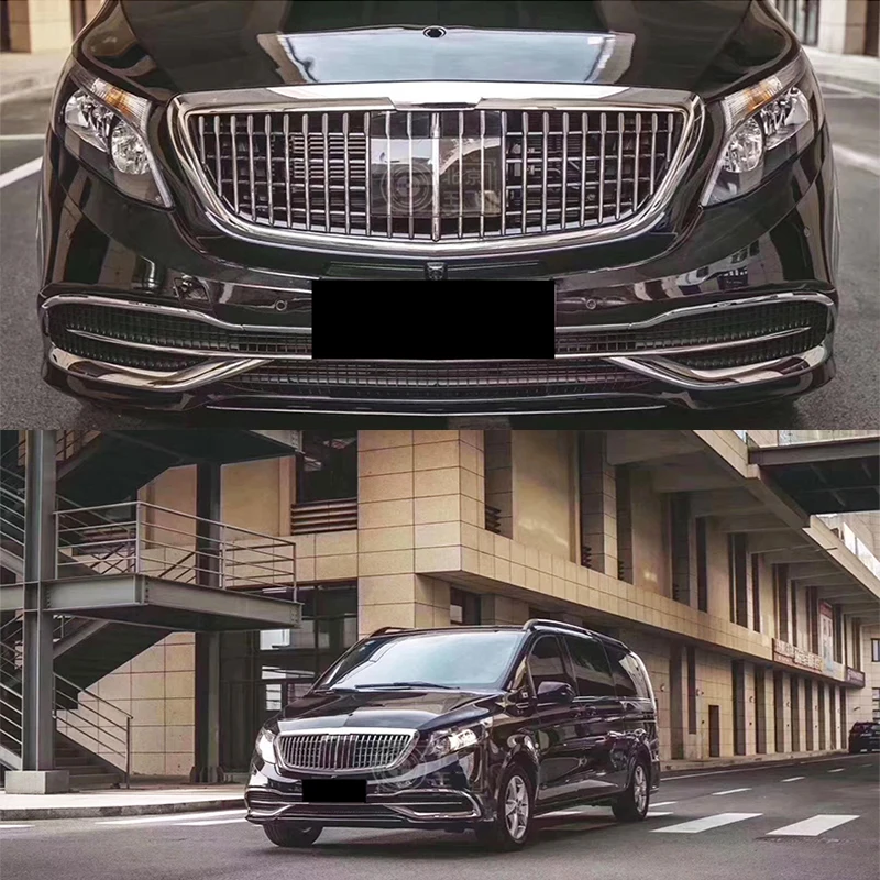 
Car auto parts pp for Benz 2016-2020 W447 Vclass Vito V260 V250 V220 Metris upgrade Maybach model with front bumper rear bumper 