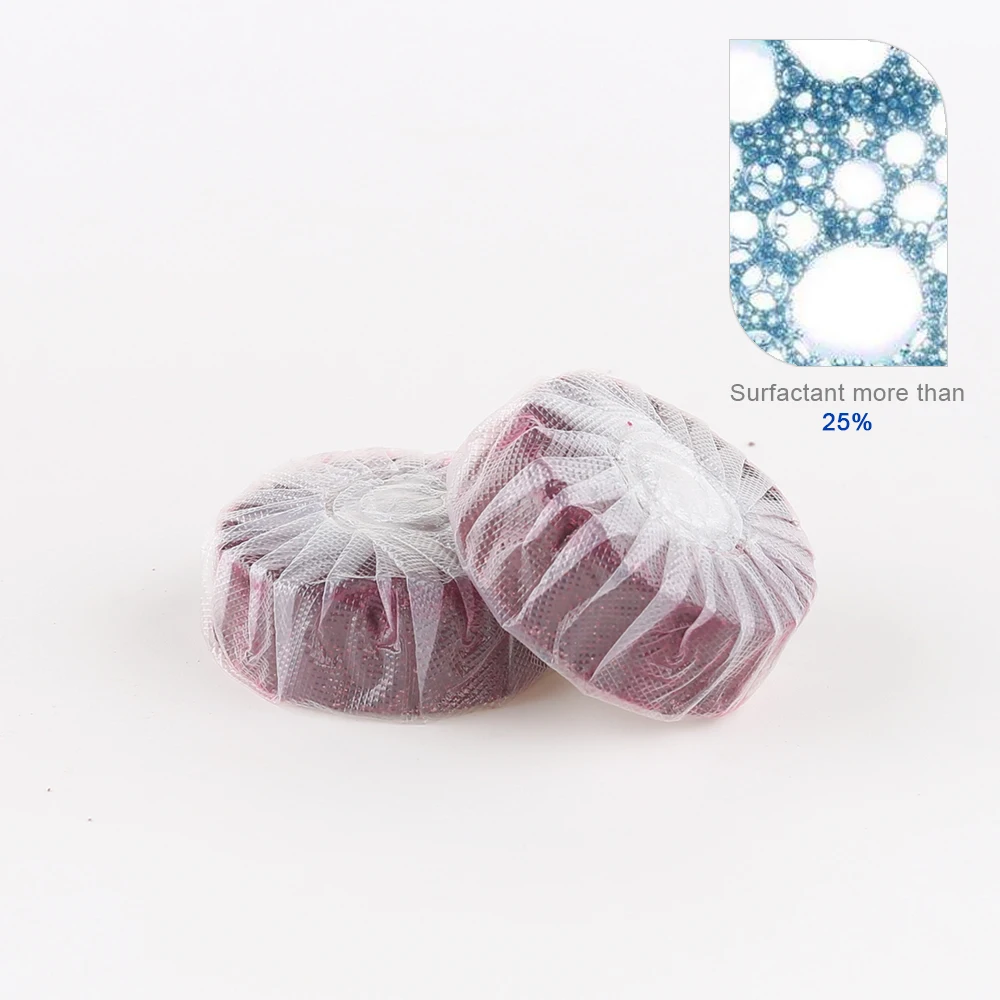 Low price highly effective automatic 3 pcs gel tabs naturally hotel toilet flush cleaner soap