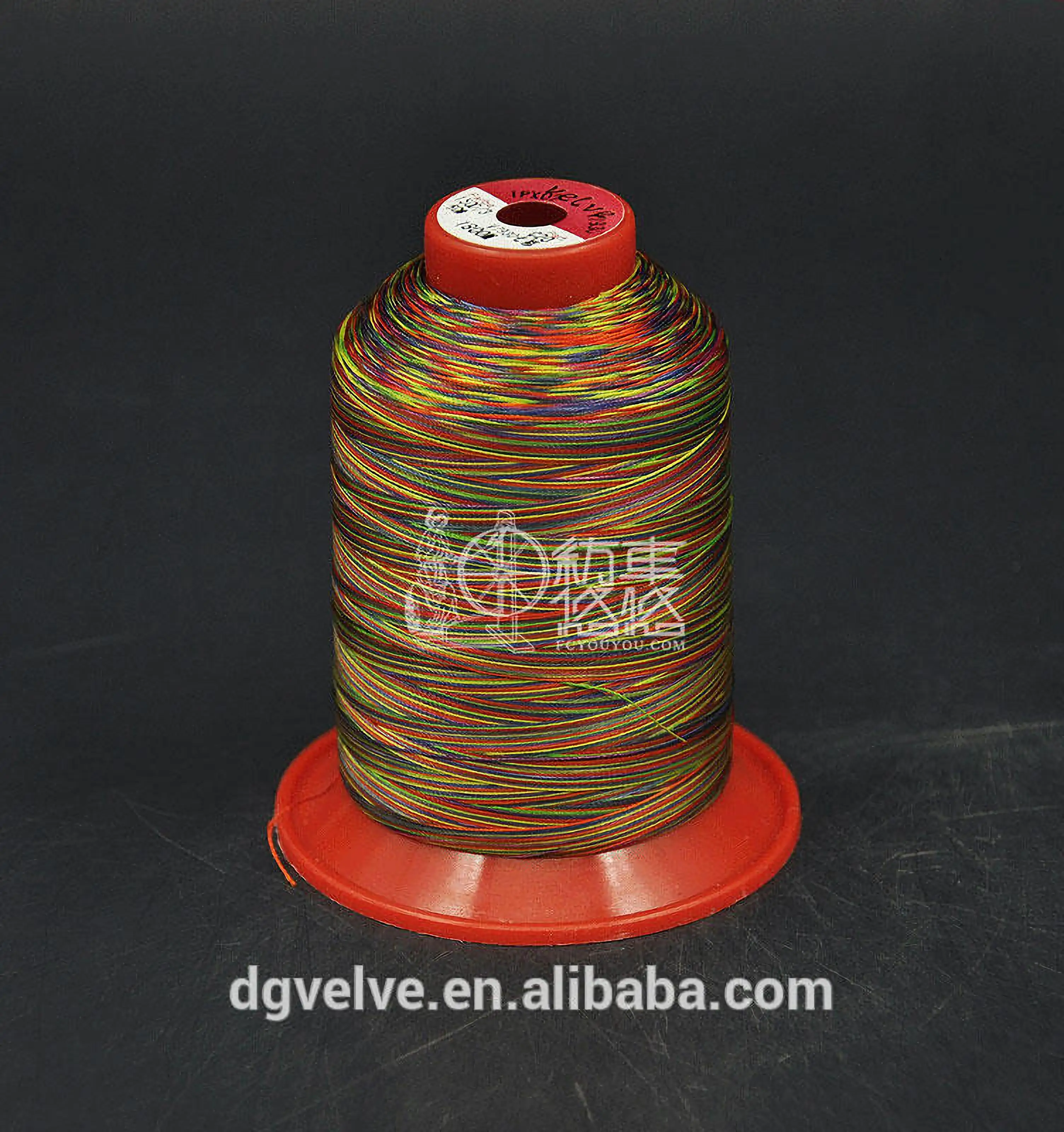 multi color sewing thread 30s/3 for toys/t-shirts/shoes/scarf making