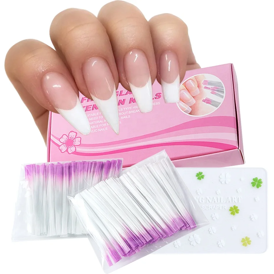 Replaceable Sanding Paper Nail Art Uv Gel Nail Acrylic Silk Extension Tools Diy Fiberglass Paper Nail Art Extension