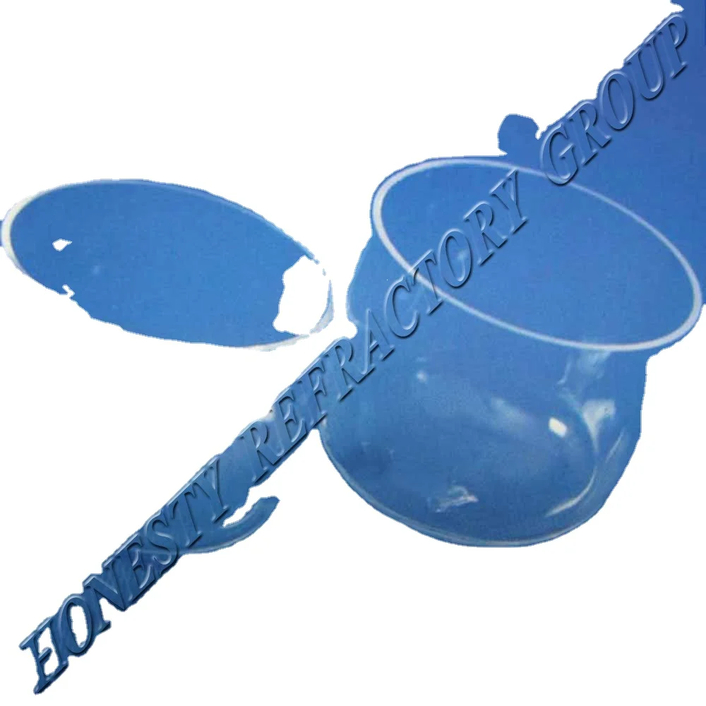 High-quality quartz crucible transparent fused silica crucible for laboratory