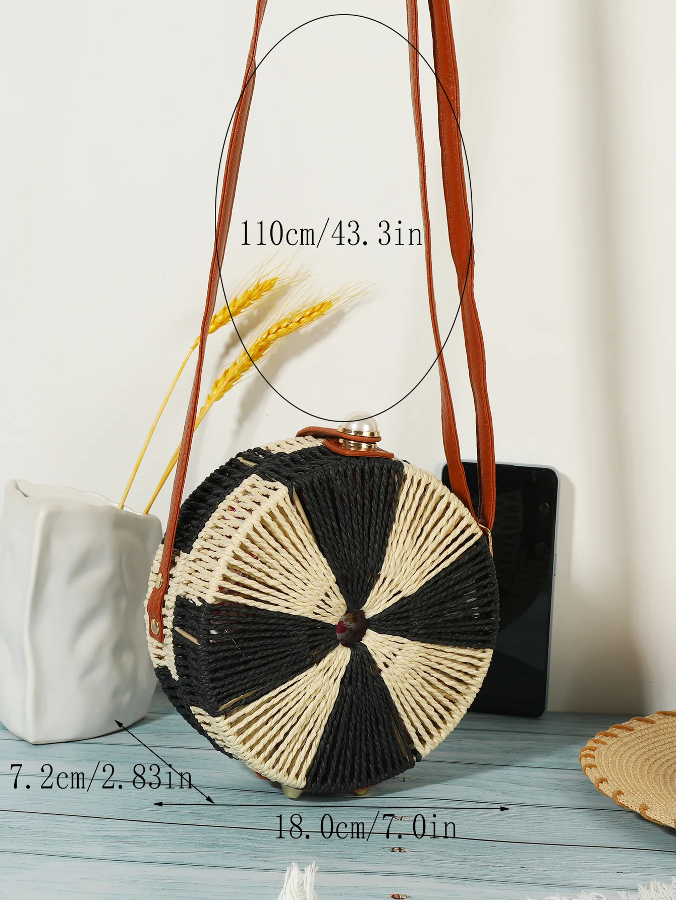 2024 For Women coconut shell handmade handbag knitted bag susen handbags ladies