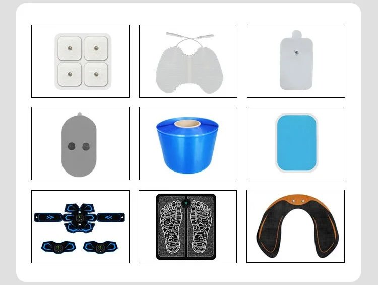 Wholesale Electrode Stickers Premium Re-Usable Self Adhesive Electrode Pads for TENS/EMS Unit Fabric Backed Pads with Gel