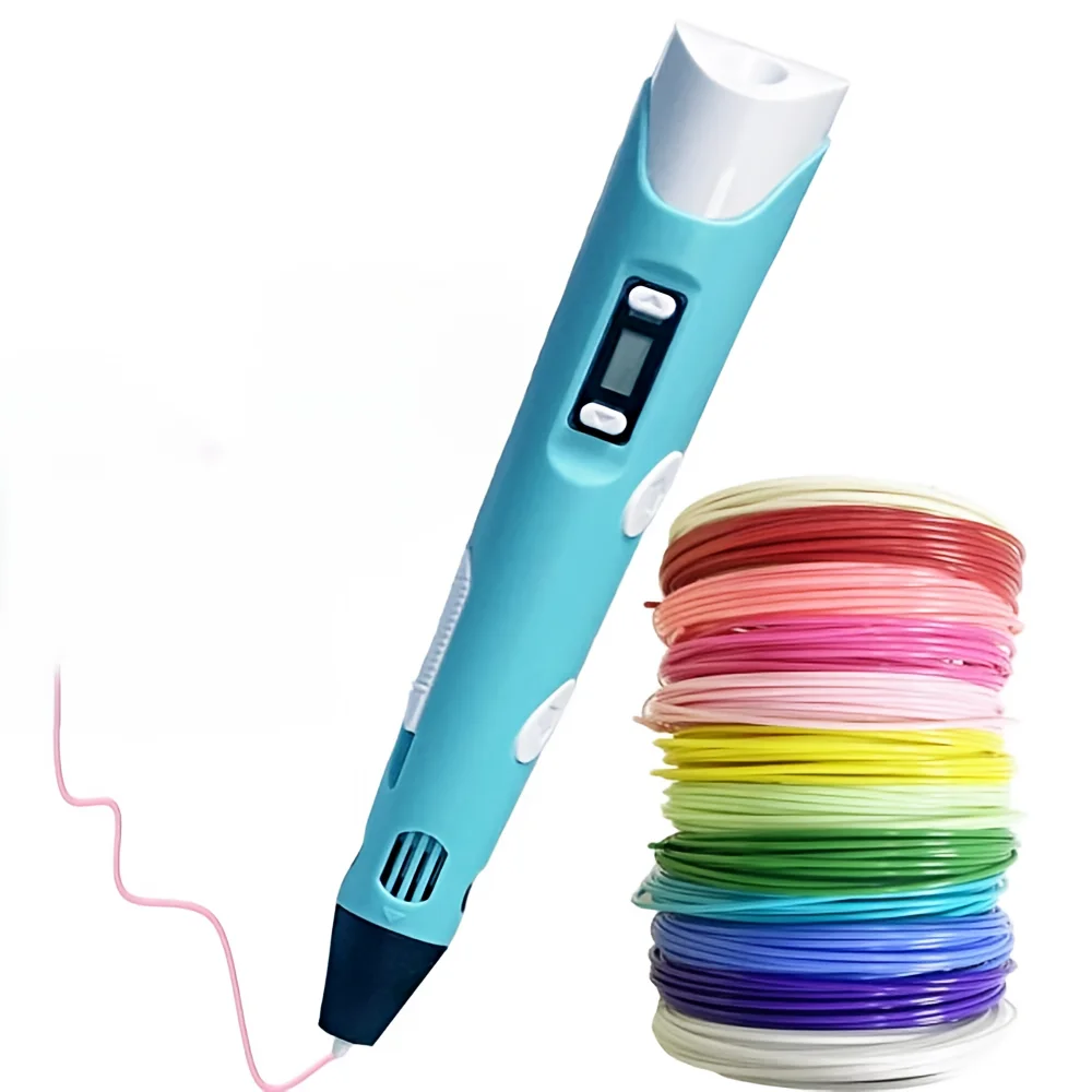 3d floater filled liquid floating ball pen Pad PCL Adults Silicone Painting ABS Filament Low temperature Pink PETG Toys Black