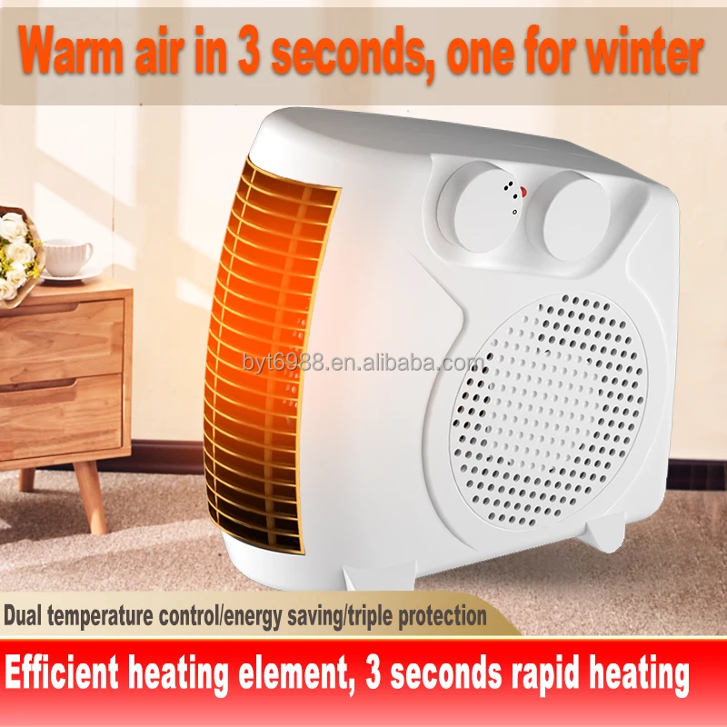 Electric Combo Ptc Fan Heater With Etl Ceramic Household Space Air Hot Electric Fan Heater With For Office Room Home Desk Winter