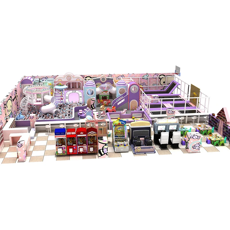 Amusement Park Equipment  Customized Children Playground Soft Play Play Ground Playhouse Children Indoor Kids Play Area