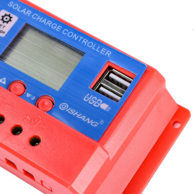 Solar Controller 220v 10amp Pwm Digital Display Solar Controller 24v Solar Charge Controller