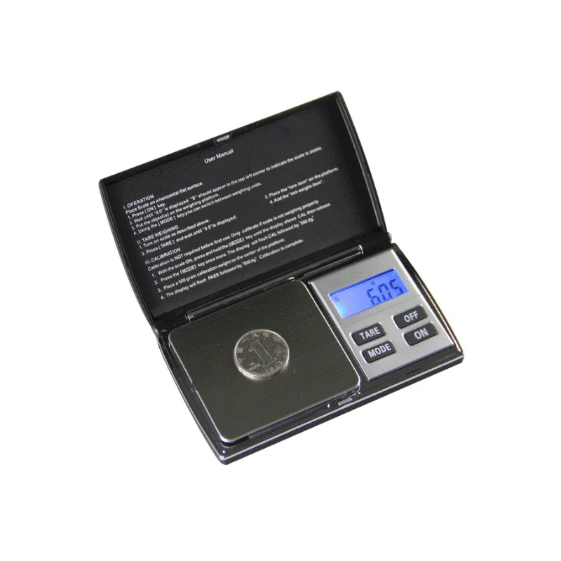 100g 200g 500g 0.01g Portable Mini Jewelry Gold Pocket Gram Scale Electronic Balance Digital Weighing Scale